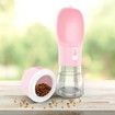 Dog Water Bottle Portable Pet Water Bottle Leak Proof Dog Water Dispenser and Food, Lightweight Dog Travel Water Bottle Bowl for Walking and Trave
