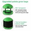 10 Gallon Plant Grow Bags 2 Pack with 360 vision