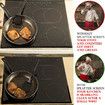 Grease Splatter Screen for Frying Pan 13in Stops 99% of Hot Oil Splash Protects Skin from Burns Splatter Guard for Cooking Stainless Steel