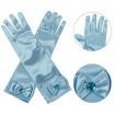 Princess Dress Up Party Accessories for Princess Costume Gloves Tiara Wand Necklace Earrings Bracelet and Ring Gift Set 9pcs