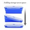 1 Set of 4pcs 1200ml/800ml/500ml/350ml Silicone box for Kitchen, Microwave and Freezer safe