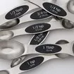 Measuring Spoons Magnetic Set 8PCS Dual Sided Stainless Steel Spice Jars Fits Kitchen Cooking Baking Tools Precise Seasoning Collection