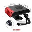 NEW Upgrade Fast Heating Defogger Defroster 12V 150W 2 in 1 Fan Cooler & Heater, Plug in Car Cigarette Lighter