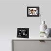 Extra Large 8inch 17x22cm Display Digital Calendar Clock USB MUSIC VEDIO PIC PLAYER Great gifts for Seniors Elderly