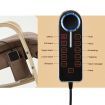 Homasa Wooden Massage Chair Rocking Recliner Chair Chaise Lounge Chair Brown