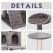 Cat Scratching Post Climbing Tree Tower Scratcher Pole Soft Perch Play House Exercise Gym 130cm Medium Tall