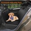 Dog Back Seat Cover Protector Waterproof Scratchproof Nonslip Hammock for Dogs Backseat Protection Against Dirt and Pet Fur Durable Pets Seat Covers for Cars & SUVs