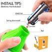 Tent Lamp Portable LED Tent Light 4 Packs Clip Hook Hurricane Emergency Lights LED Camping Light Bulb Camping Tent Lantern Bulb Camping Equipment