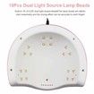 UV LED Nail Lamp 54W, Professional Nail Dryer Gel Polish Light, Nail Polish Curing Gel LED Dryer, Professional Nail Art Tools with Automatic Sensor