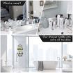 Aluminum Hanging Shower Caddy 3-Shelf Bathroom Organiser Storage Shelves Black
