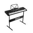 Melodic Electronic 61-Lighted Key Piano Keyboard 24 Demo Songs USB Jacks Music Stand