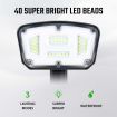 2x 40 LED Solar Powered Garden Lights Outdoor Security Sensor Spotlight
