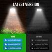 2x 40 LED Solar Powered Garden Lights Outdoor Security Sensor Spotlight