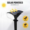 2x 40 LED Solar Powered Garden Lights Outdoor Security Sensor Spotlight