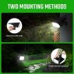 2x 40 LED Solar Powered Garden Lights Outdoor Security Sensor Spotlight