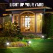 2x 40 LED Solar Powered Garden Lights Outdoor Security Sensor Spotlight