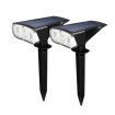 2x 40 LED Solar Powered Garden Lights Outdoor Security Sensor Spotlight