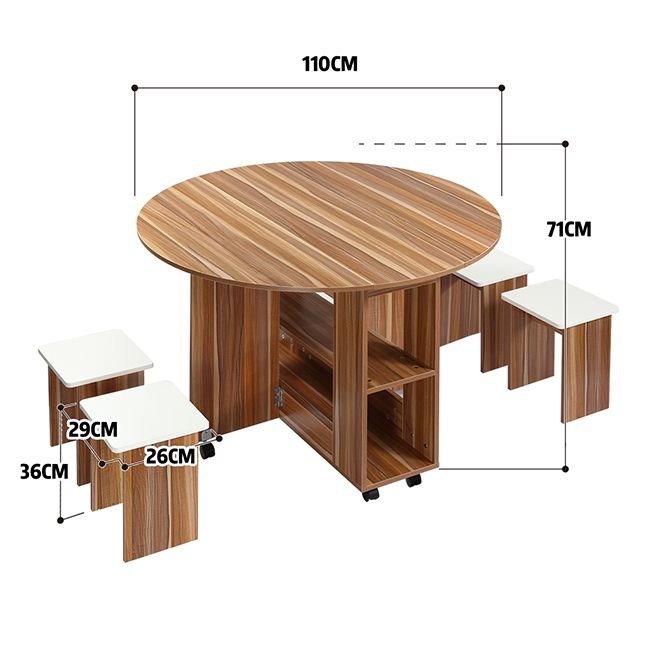 Wooden Folding Dining Table And 4, Folding Dining Table And Chairs Set Argos