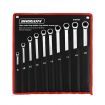 10pcs Wrench Spanner Set Metric Ratchet 72 Tooth Gear Double Ring Cr-V Steel Hand Ratcheting Tool Kit
