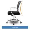 Ergonomic Mesh Office Chair Computer Work Lumbar Support Armrest Swivel Black
