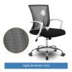 Ergonomic Mesh Office Chair Computer Work Lumbar Support Armrest Swivel Black