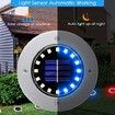 4 packs Solar Lights Outdoor with 16 LEDs Garden Yard Lawn Walkway Driveway (Multi-Color)