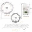 Trampoline Light Remote Control Trampoline Rim LED Light 16 Color Change Waterproof Night LED Lamp