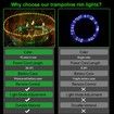 Trampoline Light Remote Control Trampoline Rim LED Light 16 Color Change Waterproof Night LED Lamp