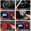 Electric Air Compressor Car Pump 150PSI 35L/MIN Portable Electric Tire Pump with LCD Digital Screen Multifunctional lighting can inflate car, motorcycle and bicycle tires