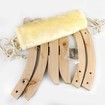 Cat hammock bed, soft plush bed chair with stand, wooden robust pet bed for small animals, easy to assemble, soft warm comfortable pet hammock.