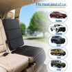 EPE Cushion Car Seat Protector Mat , Large Waterproof 600D Fabric Child Baby Pet Seat Protector with Storage Pockets for SUV, Sedan, Truck, Leather and Fabric Car Seat