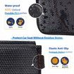EPE Cushion Car Seat Protector Mat , Large Waterproof 600D Fabric Child Baby Pet Seat Protector with Storage Pockets for SUV, Sedan, Truck, Leather and Fabric Car Seat