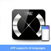 Smart APP Body Fat Scale Smart BMI Scale LED Digital Bathroom Wireless Weight Scale