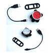 USB Rechargeable Bike Light Set