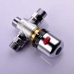 3-Way Valve Brass Thermostatic Shower Mixer 1/2 "Male Thermostatic Mixer Valve, CTM504