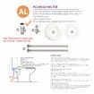 Self Cleaning Hot and Cold Water Bidet - Dual Nozzle (Male & Female) - Non-Electric Mechanical Bidet Toilet Attachment - With Temperature 12 Mo (BHCW01)
