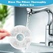 PET Fountain Replacement Filter-12Pcs, Pet Water Fountain Filters, Activated Carbon Replacement Filter for 54oz/1.6L Automatic Pet Fountain Cat Water Fountain Dog Water Dispenser