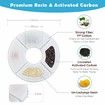 PET Fountain Replacement Filter-12Pcs, Pet Water Fountain Filters, Activated Carbon Replacement Filter for 54oz/1.6L Automatic Pet Fountain Cat Water Fountain Dog Water Dispenser