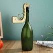 Bubbly Blaster Champagne Gun, Wine Stopper Champagne Wine Dispenser, Bubbly Blaster Wine Stoper, Bottle Beer Ejector Feeding for Party Wine Beer Dispenser (Pink)