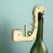 Bubbly Blaster Champagne Gun, Wine Stopper Champagne Wine Dispenser, Bubbly Blaster Wine Stoper, Bottle Beer Ejector Feeding for Party Wine Beer Dispenser (Pink)