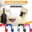 Bubbly Blaster Champagne Gun, Wine Stopper Champagne Wine Dispenser, Bubbly Blaster Wine Stoper, Bottle Beer Ejector Feeding for Party Wine Beer Dispenser (Pink)