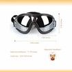 Dog Sunglasses Dog Goggles, UV Protection Wind Protection Dust Protection Fog Protection Pet Glasses Eye Wear Protection with Adjustable Strap for Medium or Large Dog