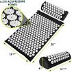 Acupressure Mat and Pillow Set for Back/Neck Pain Relief and Muscle Relaxation