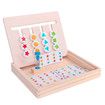 NEW Four Colors Wooden Game Montessori Toys Brain Puzzle Early Education Children's Toys Montessori For Children Matching Game Memory