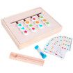 NEW Four Colors Wooden Game Montessori Toys Brain Puzzle Early Education Children's Toys Montessori For Children Matching Game Memory