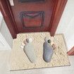 3D Cobblestone Print Floor Indoor Outdoor Doormats Funny Door Mat 60x40cm