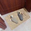 3D Cobblestone Print Floor Indoor Outdoor Doormats Funny Door Mat 60x40cm