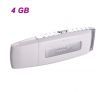 G3 Rechargeable USB Flash Drive / Voice Recorder - White (4GB)