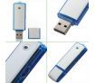 V01 Mini U Disk Digital Voice Recorder Key Chain - Blue (4GB)