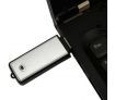 V01 Mini U Disk Digital Voice Recorder Key Chain - Black (4GB)